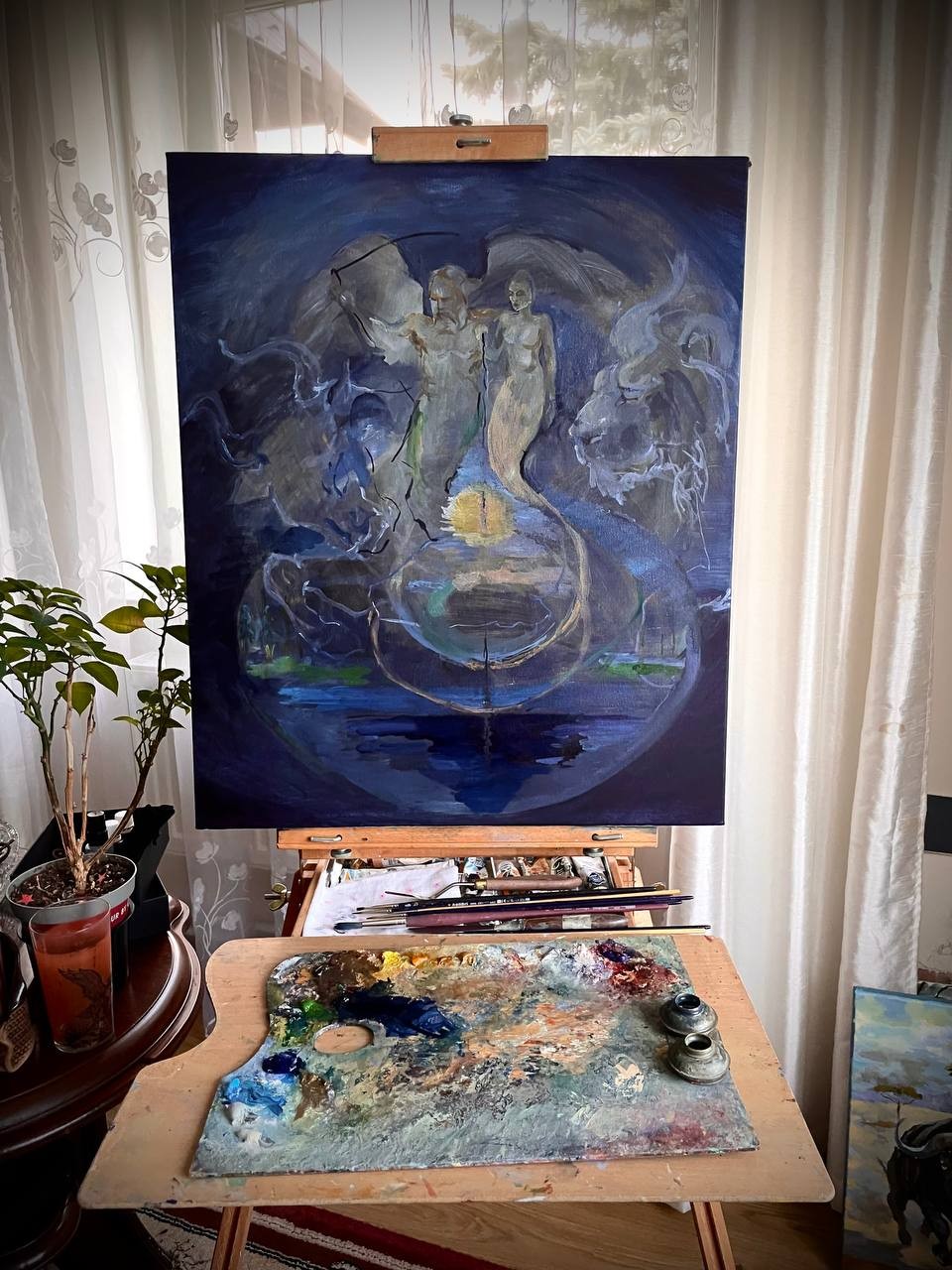 Theogony Painting - Emerging Forms